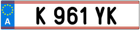 Truck License Plate